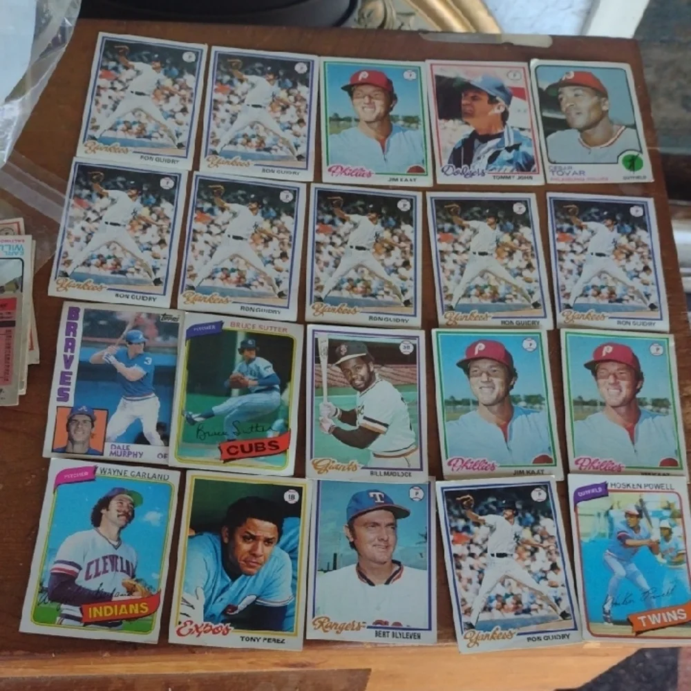 1970's Baseball Trading Cards Collection